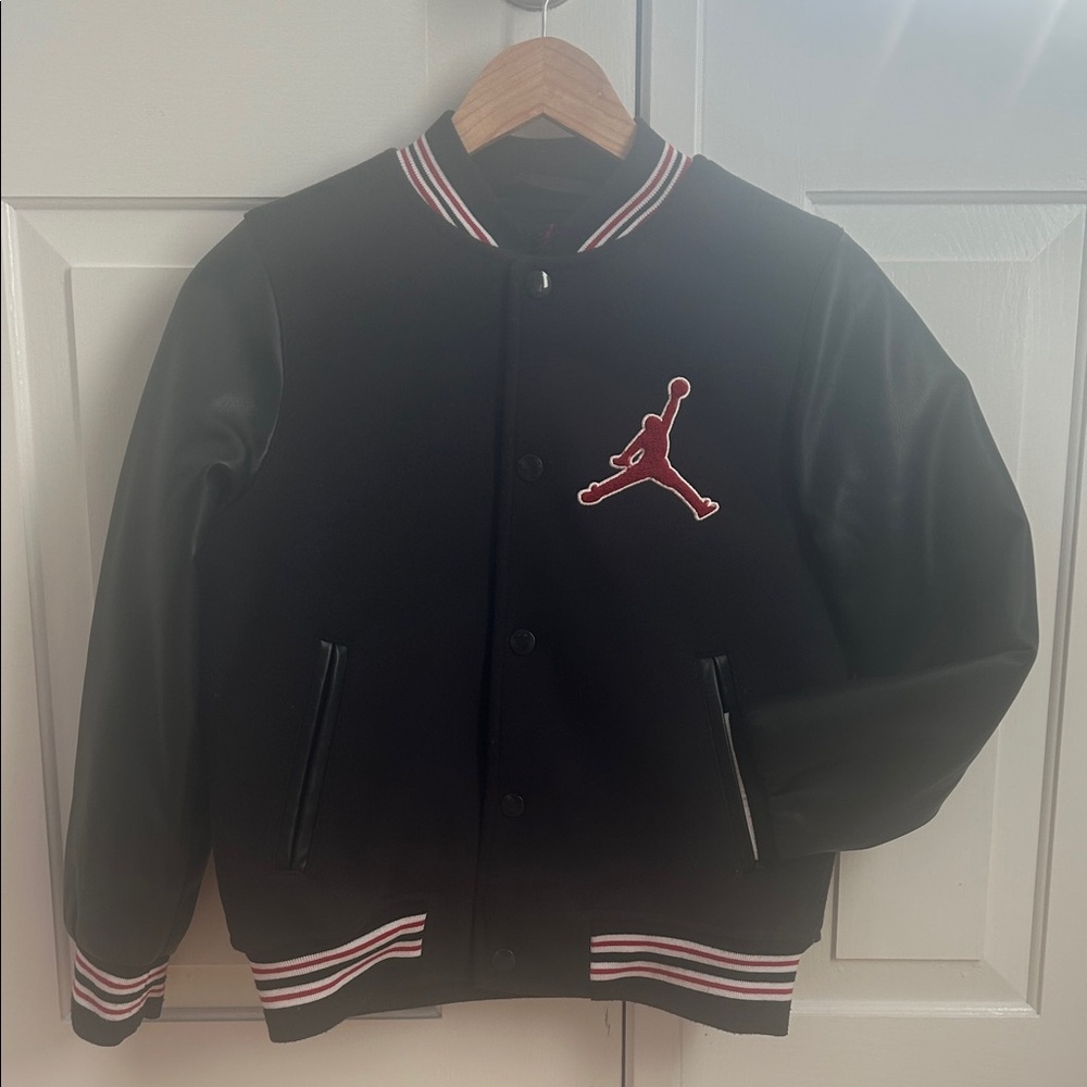 Jordan Kids Black and Red Jacket
